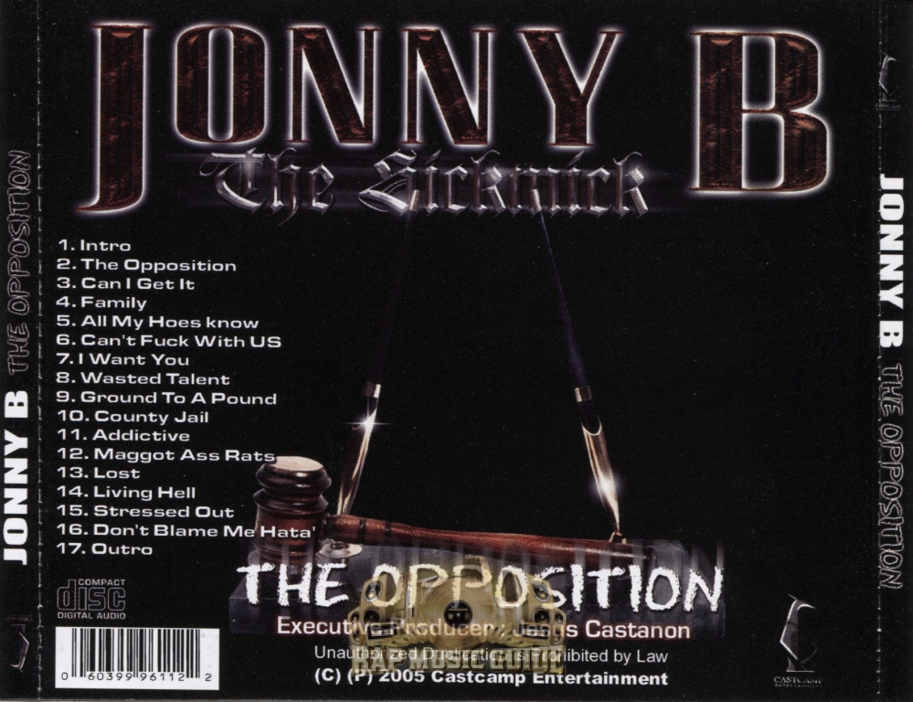 Jonny B - The Opposition: CD | Rap Music Guide